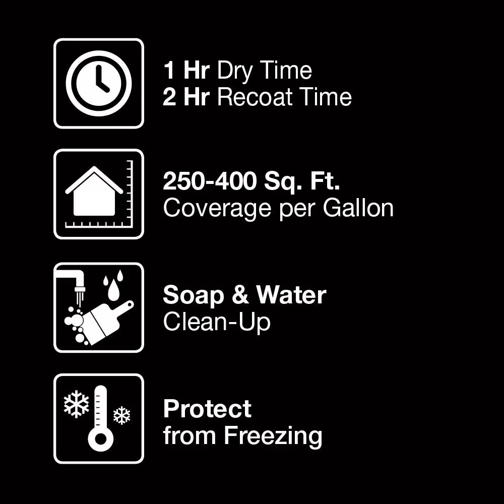 1 Gal. #P460-6 Paradise Landscape Flat Exterior Paint & Primer