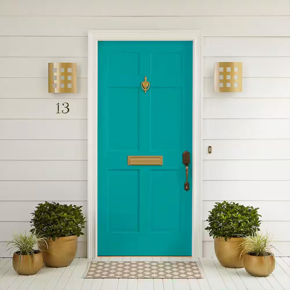 1 Gal. #P460-6 Paradise Landscape Flat Exterior Paint & Primer